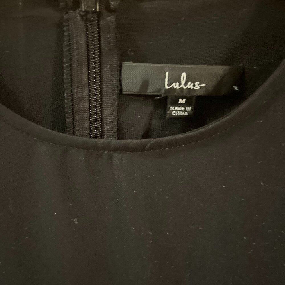 Lulus Women's Black Dress-Medium